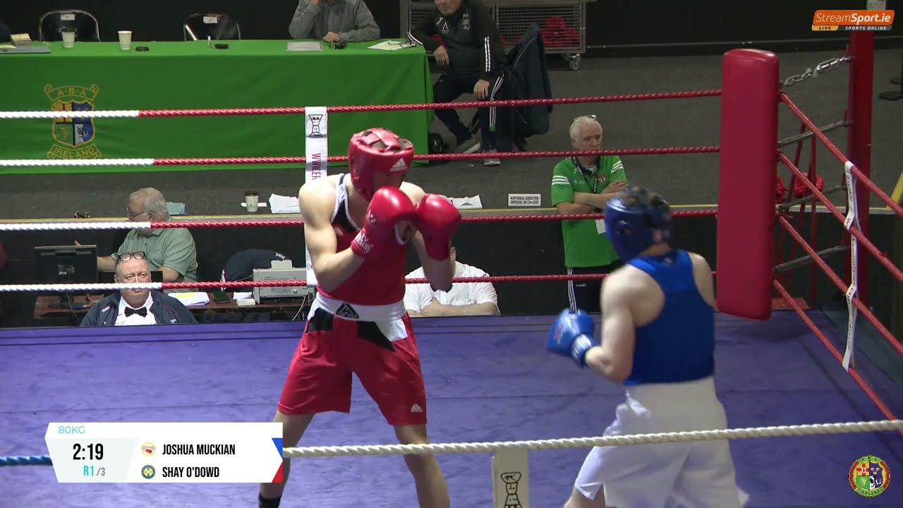 2024 National U18 Championship:80kg Shay O’Dowd (Swords) V Joshua Muckian (Silverbridge)