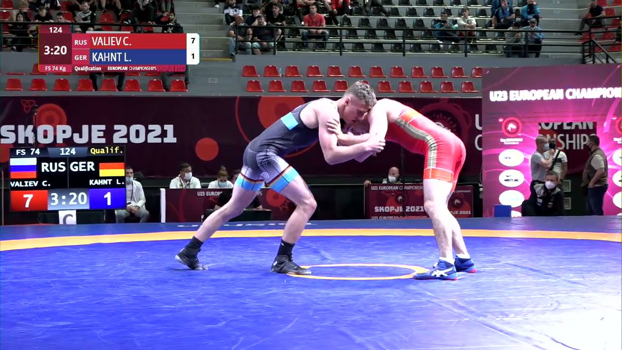 Qual. FS - 74 kg: C. VALIEV (RUS) v. L. KAHNT (GER)