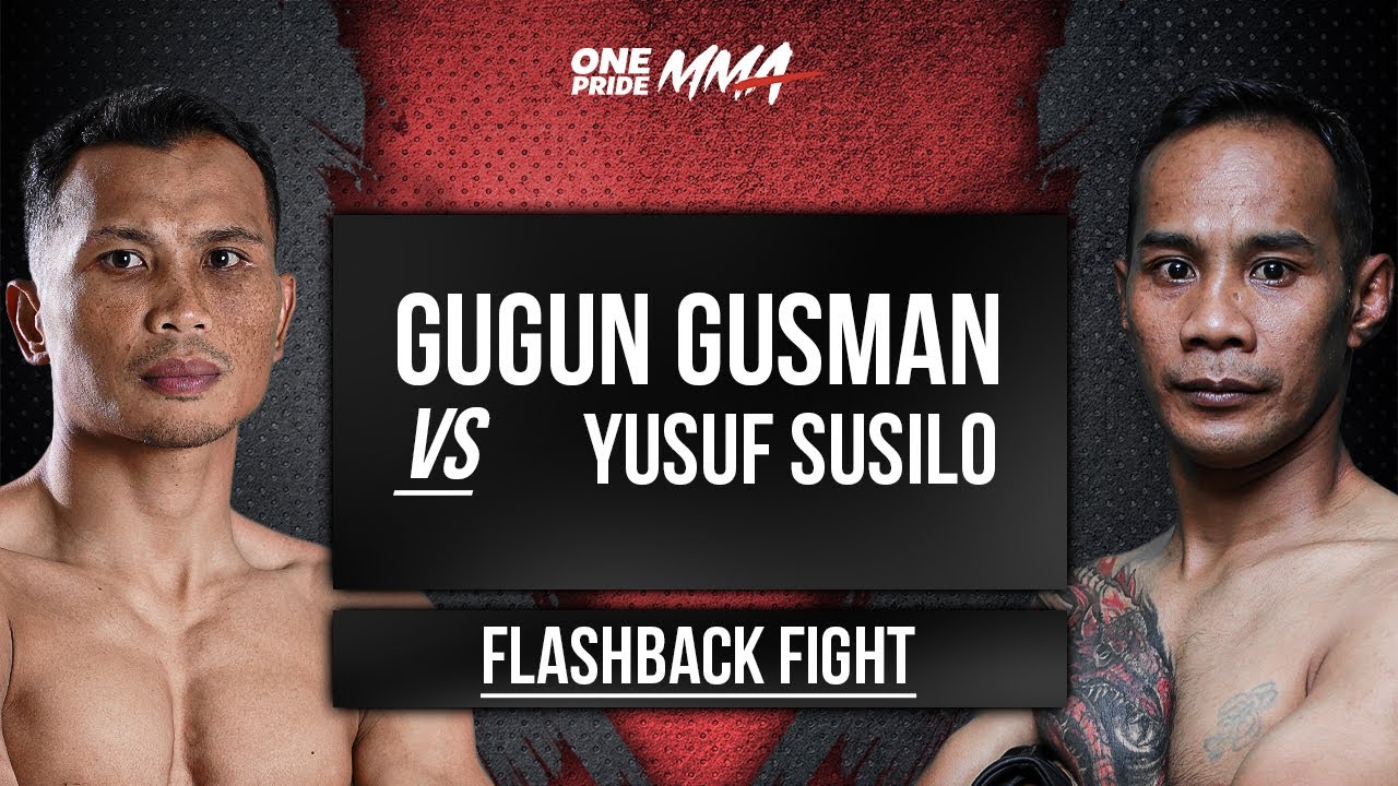 LAGA REMATCH !! GUGUN GUSMAN TEKUK YUSUF SUSILO HINGGA RAIH SABUK ONE PRIDE BANTAMWEIGHT