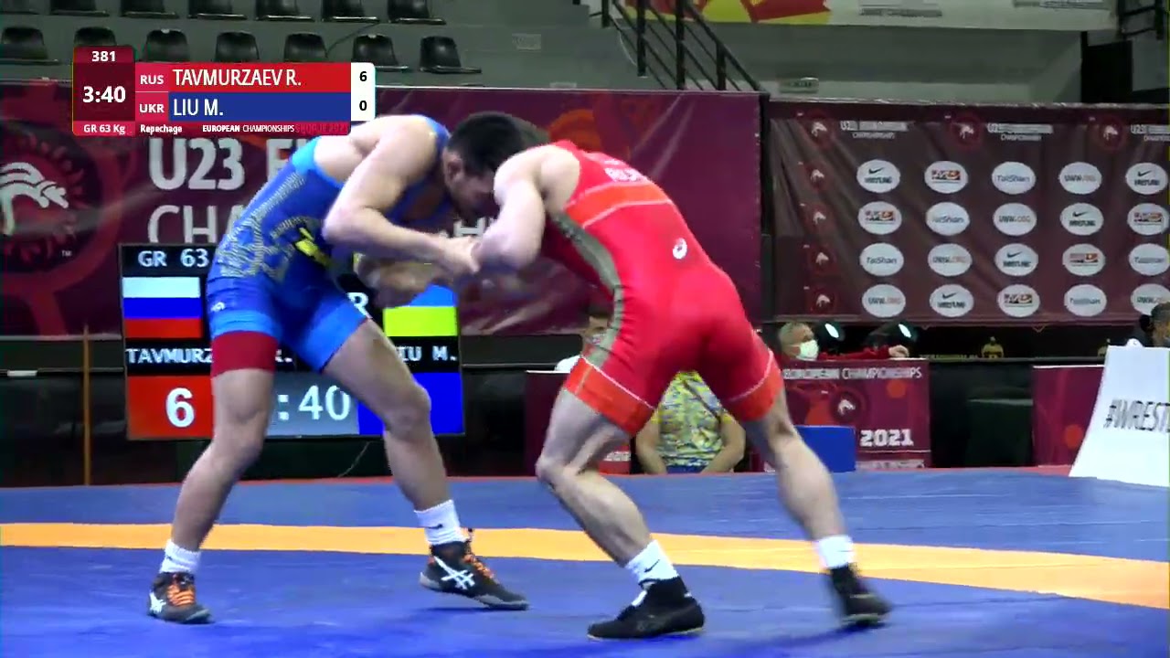 Repechage GR - 63 kg: R. TAVMURZAEV (RUS) v. M. LIU (UKR)