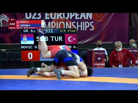 1/4 GR - 63 kg: D. NOVIC (SRB) v. A. SAYDAM (TUR)