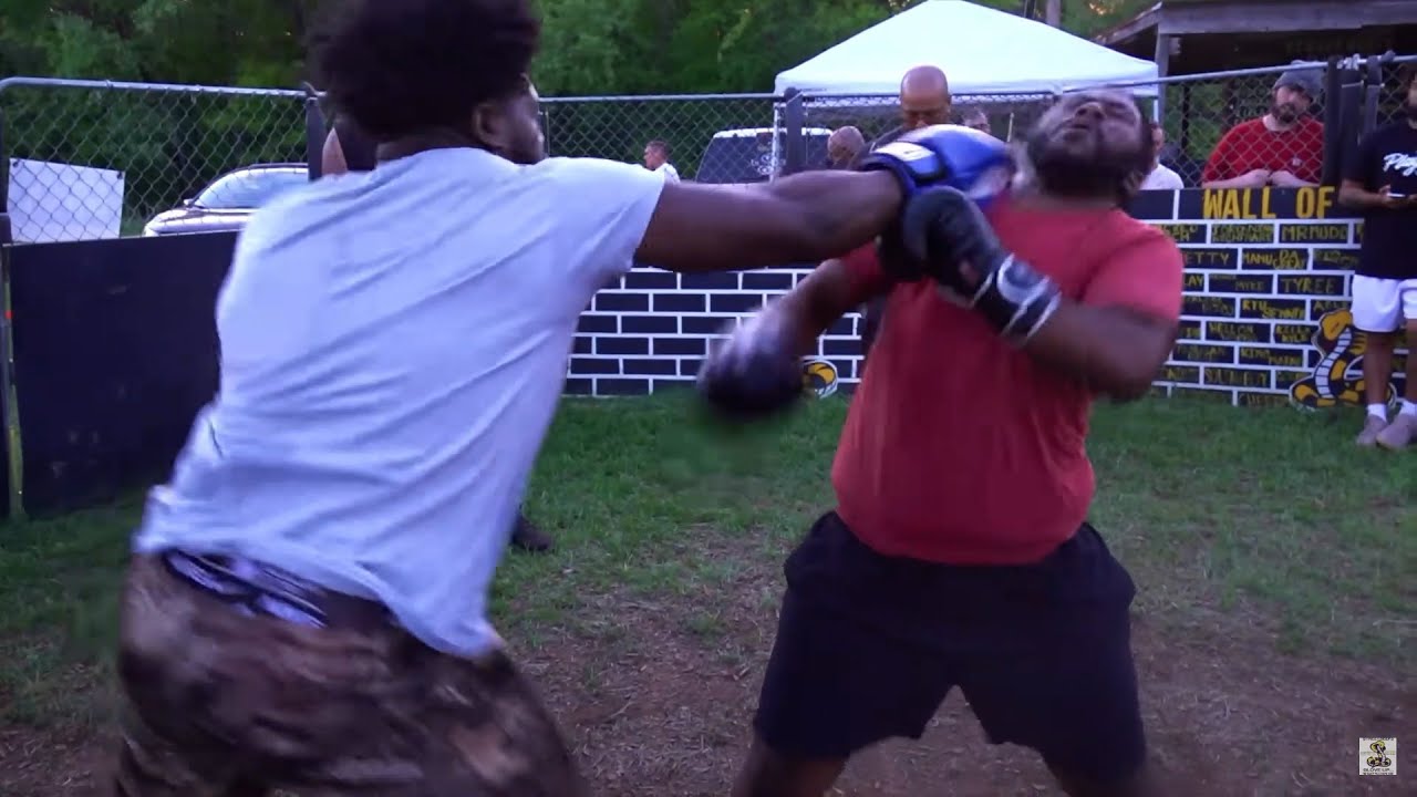 Fighter Goes The Distance Against Much Bigger DAWG background