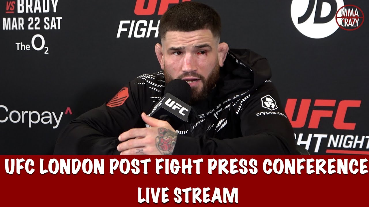 UFC London: Edwards vs. Brady Post Fight Press Conference Live Stream