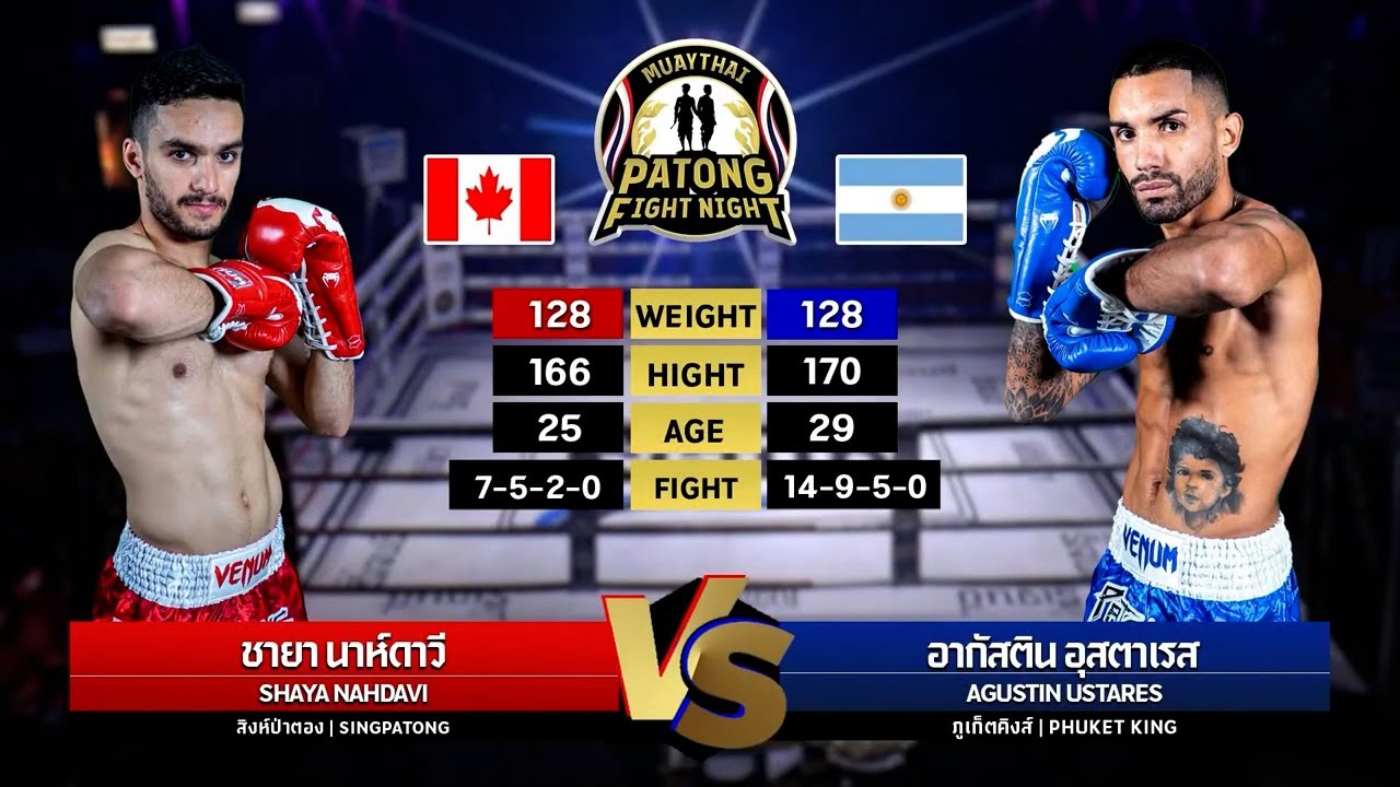 SHAYA NAHDAVI VS AGUSTIN USTARES (Patong Fight Night 26 DECEMBER 2024) background
