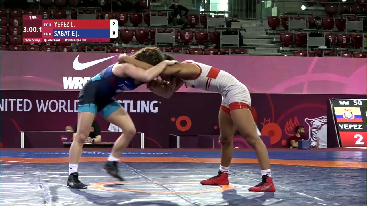 1/4 WW - 50 kg: L. YEPEZ GUZMAN (ECU) v. J. SABATIE (FRA)