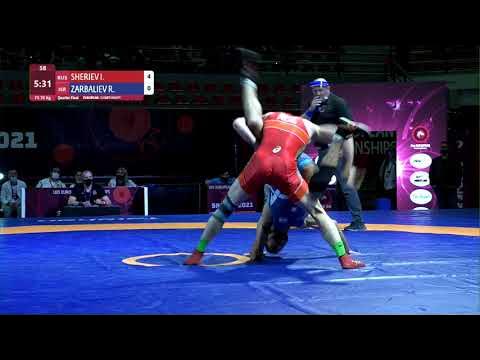 1/4 FS - 70 kg: I. SHERIEV (RUS) v. R. ZARBALIEV (ISR)