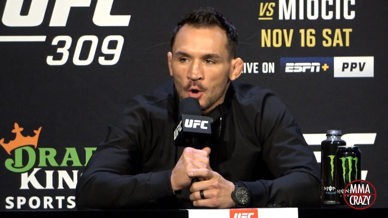 Michael Chandler BLASTS Conor McGregor at Press Conference background
