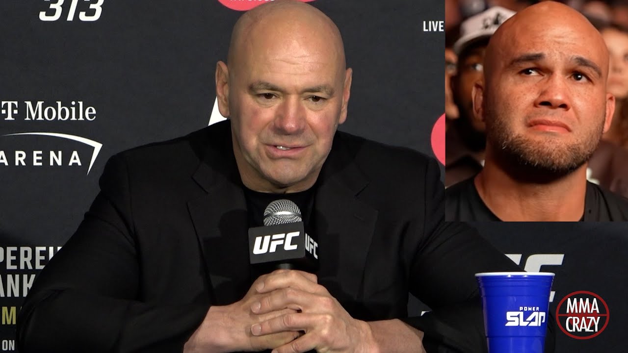 Dana White Reacts to Robbie Lawler Hall Of Fame Announcement background