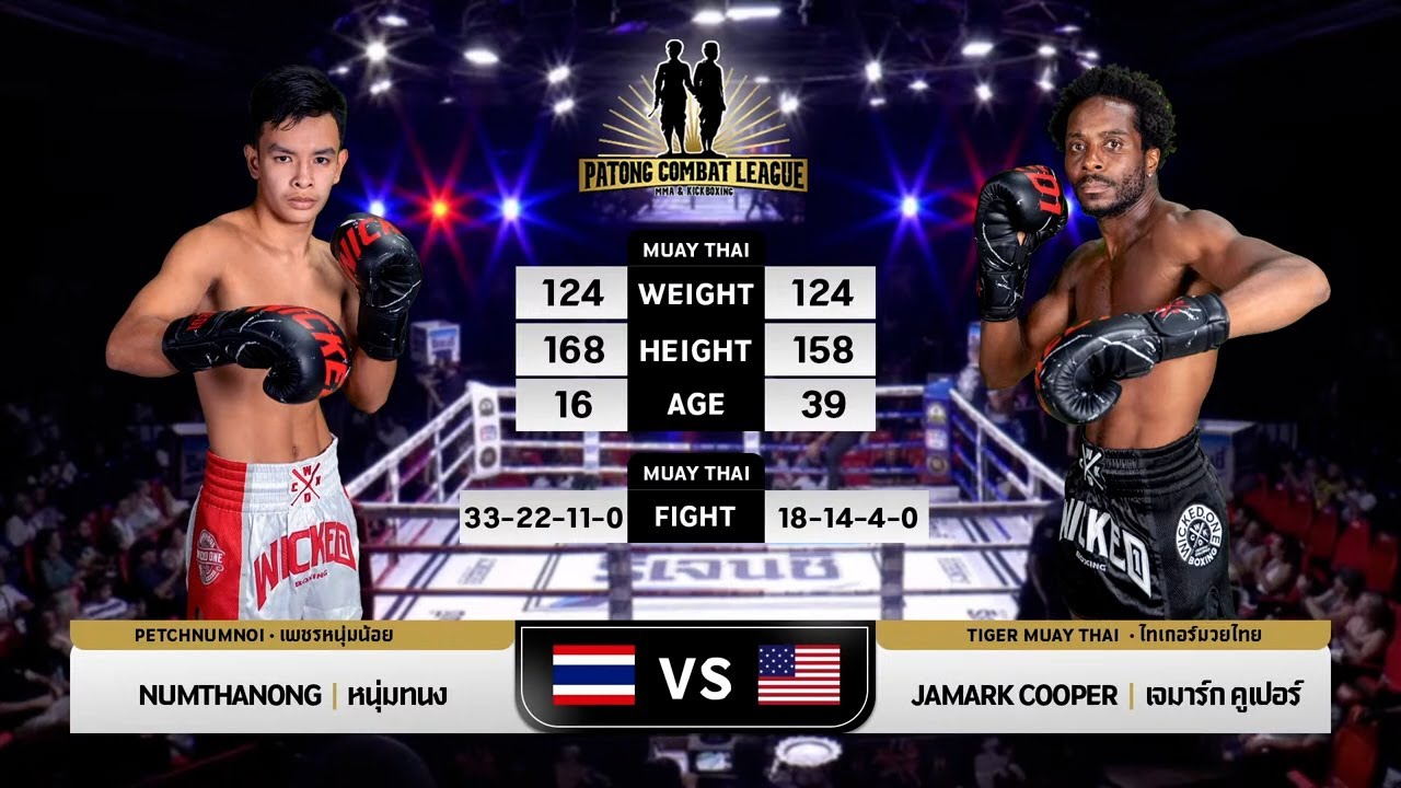 NUMTHANONG VS JAMARK COOPER (PATONG COMBAT LEAGUE MMA & KICK BOXING 23 FEBRUARY 2025)