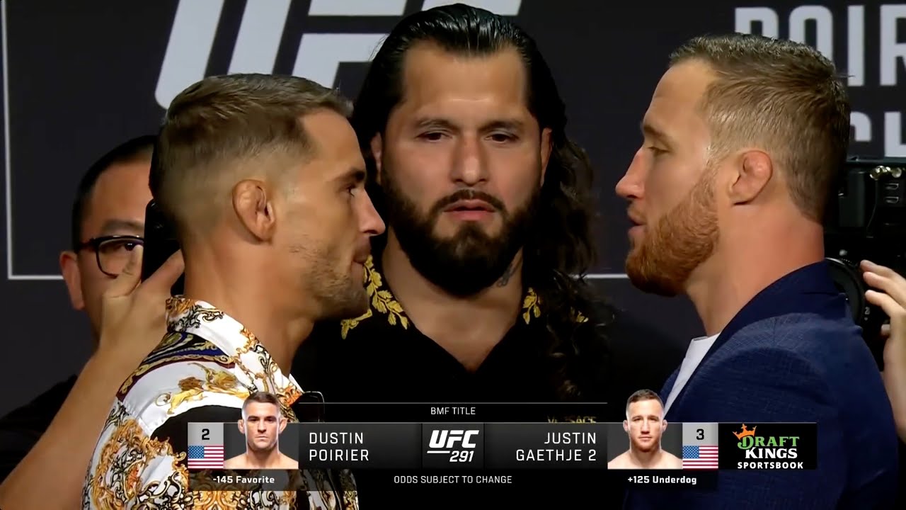 UFC 291: Битвы взглядов после пресс-конференции background