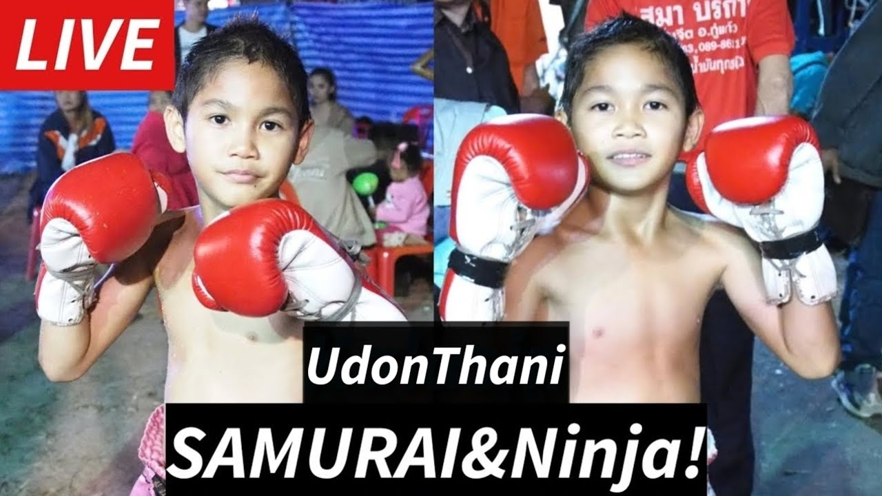นินจา.ซามูไรกำลังเริมครั SAMURAI&Ninja Fight! サムライ ニンジャいざ決戦!!Muay Thai Fight! background