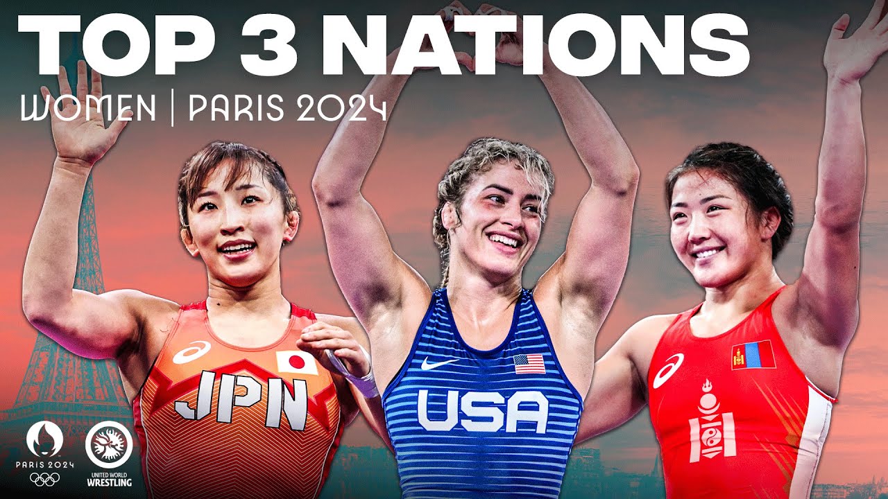 The best women's wrestling nations competing at the Paris 2024 Olympic Games