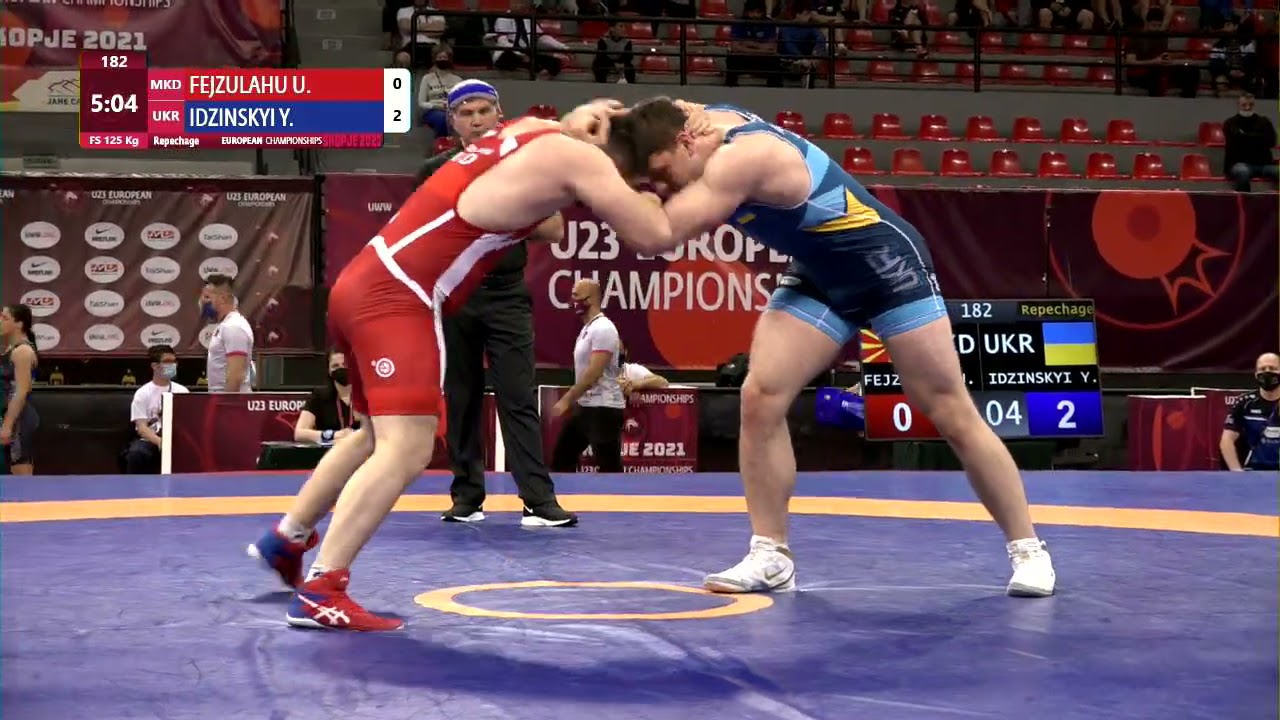 Repechage FS - 125 kg: U. FEJZULAHU (MKD) v. Y. IDZINSKYI (UKR)