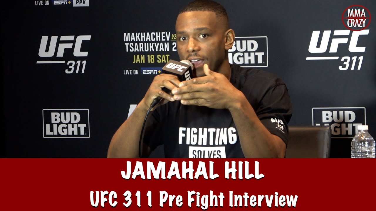 Jamahal Hill Hits back at ONLINE TROLLS sitting in their moms basement, says title is next | UFC 311