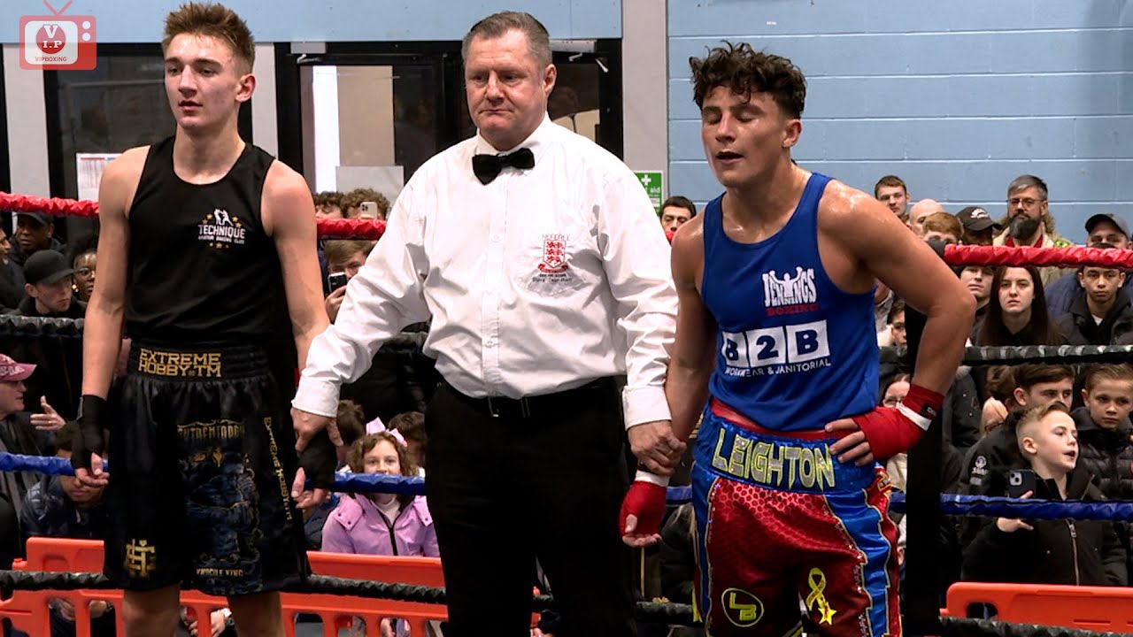 2024 ABA NWR final 57kg A Chribinski v L Birchall background