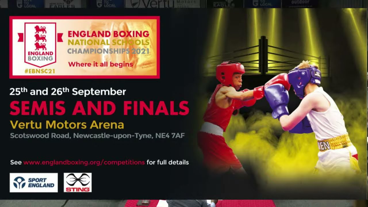 England Boxing National Schools Championships 2021 - Day 1 - RING C background