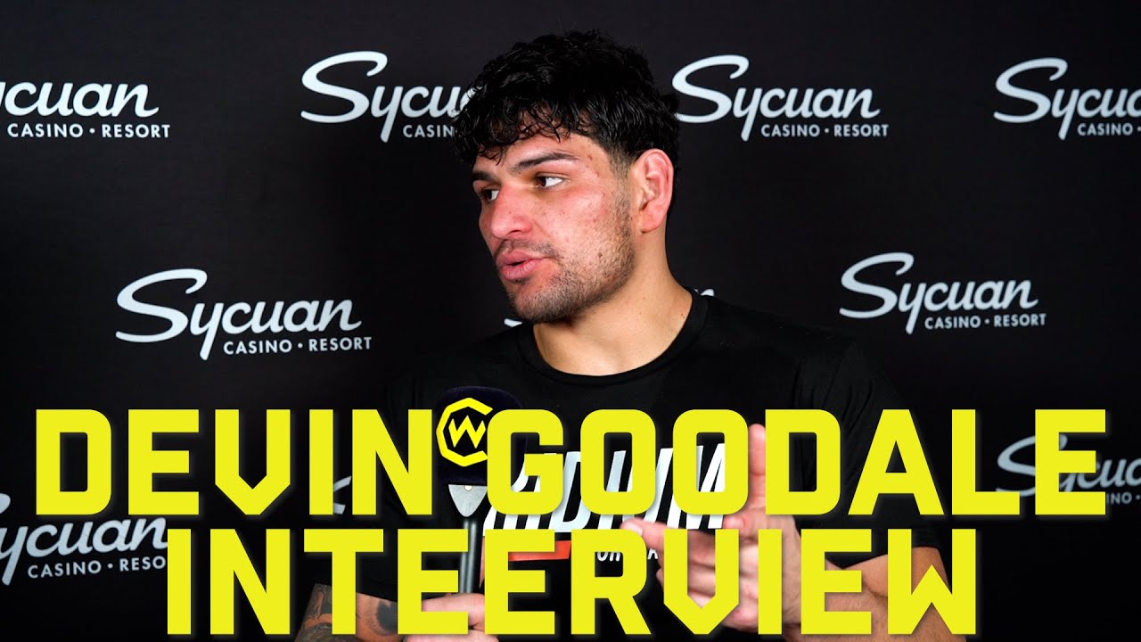 CW 166: Devin Goodale Post-fight Interview background