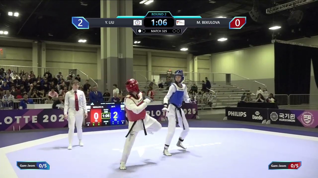 325 Semifinals W 49kg TPE Y LIU AIN M BEKULOVA PGM