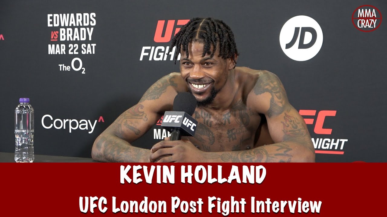 Kevin Holland reveals talk with Gunnar Nelson during UFC London plans to stay active background