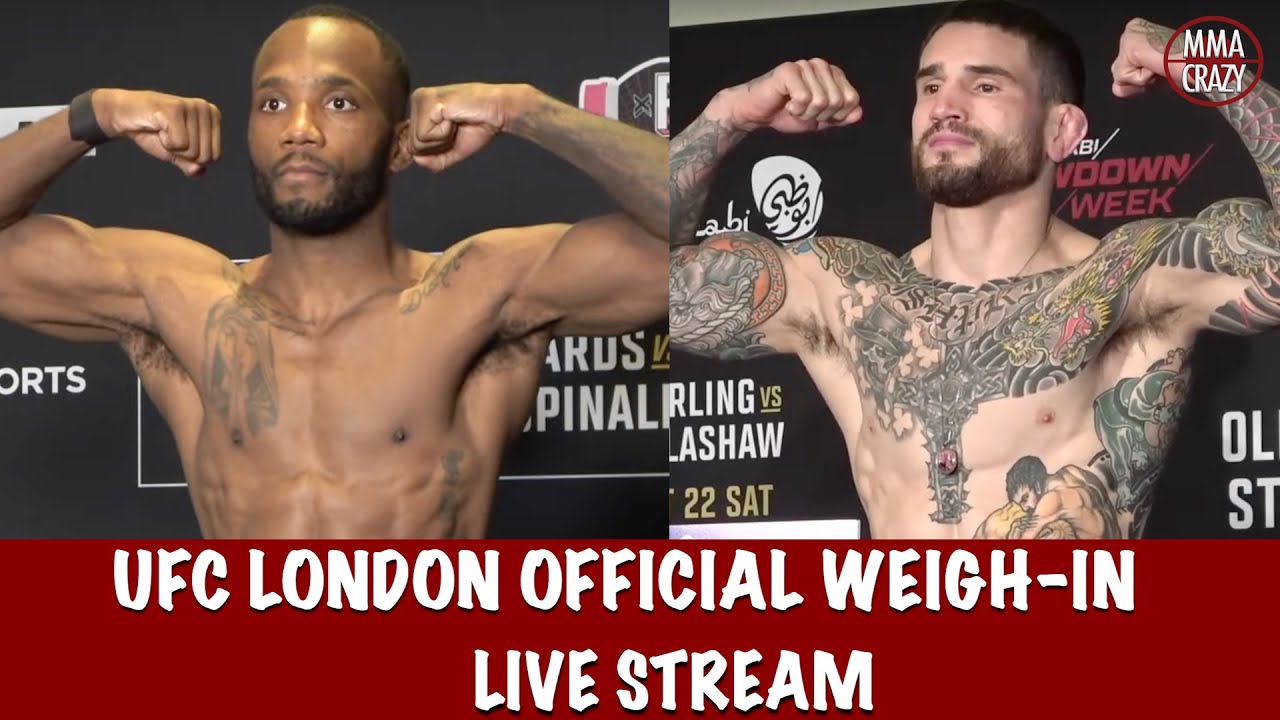UFC London: Edwards vs. Brady Official Weigh-in Live Stream background