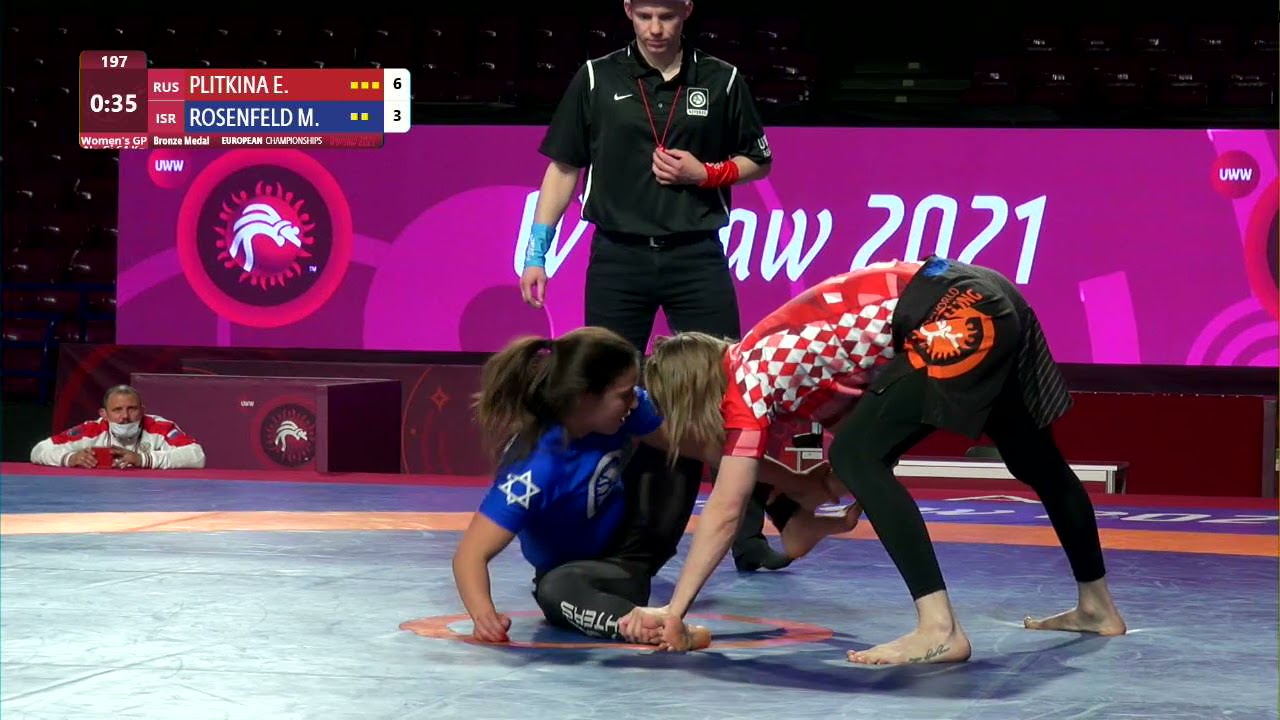 BRONZE Women's GP No-Gi - 64 kg: E. PLITKINA (RUS) v. M. ROSENFELD (ISR)