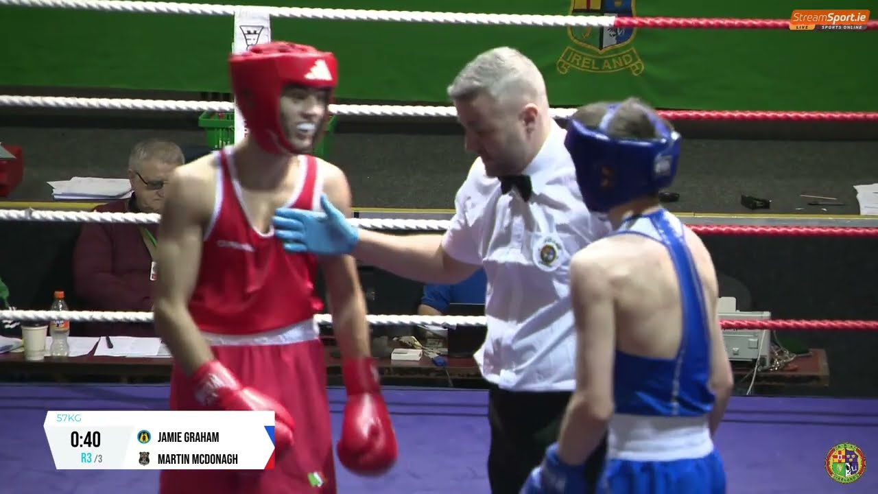 2024 National U18 Championship 57kg Martin McDonagh (Avona) V Jamie Graham (Clonard A)