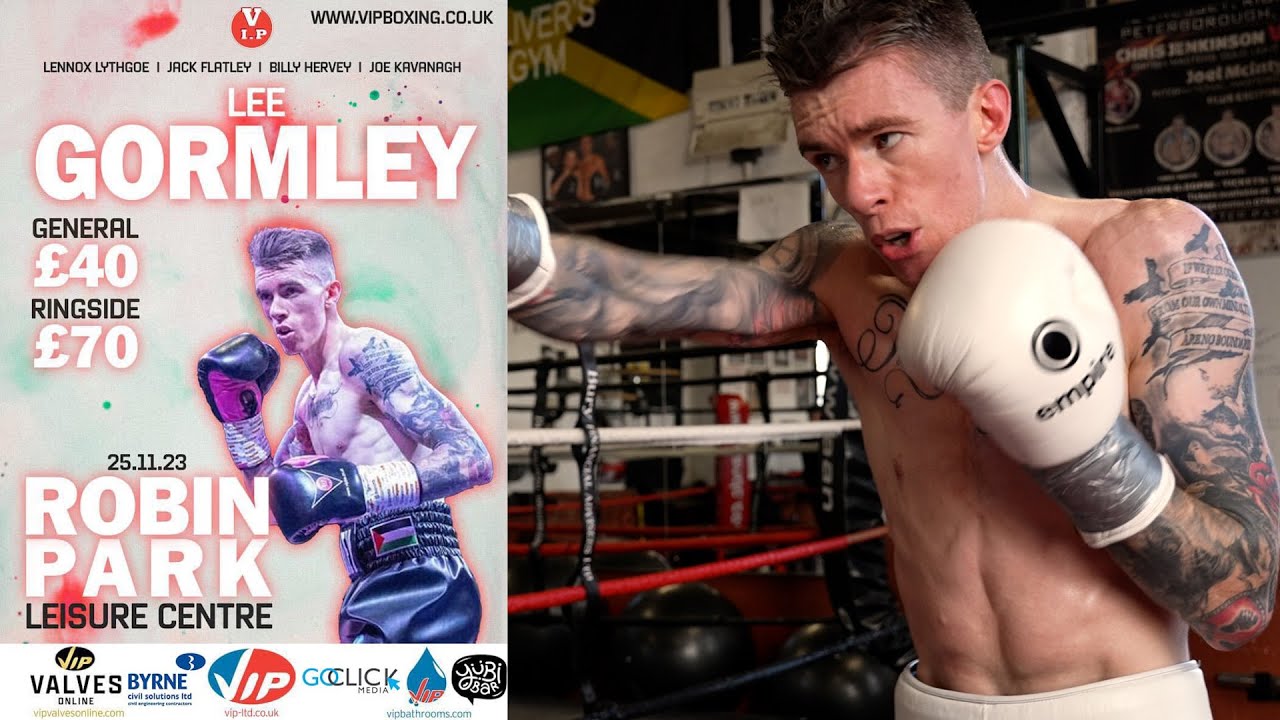 The punching pundit Lee Gormley looking to make it 3 out of 3 on Nov 25th in Wigan. background