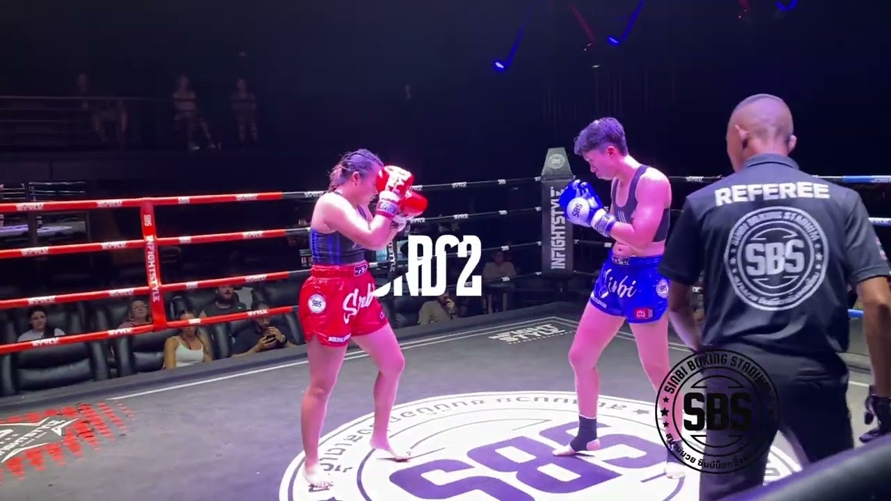 Dangkonfah Kaipetchonoi Gym ๐น๐ญ(red) v Nong Ann Suan Namtankern ๐น๐ญ(blue)