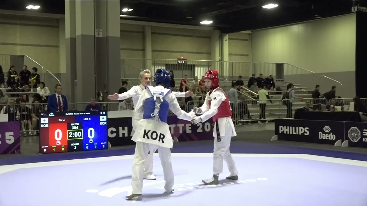 304 Round of 64 W 49kg KOR Y LEE KOR J KU PGM