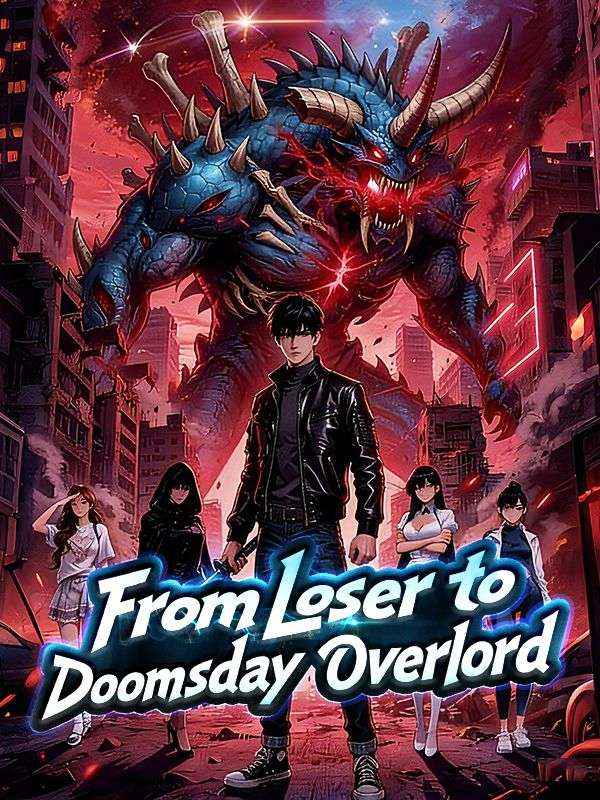 From Loser to Doomsday Overlord poster - similar to Twin Specters' Arrival