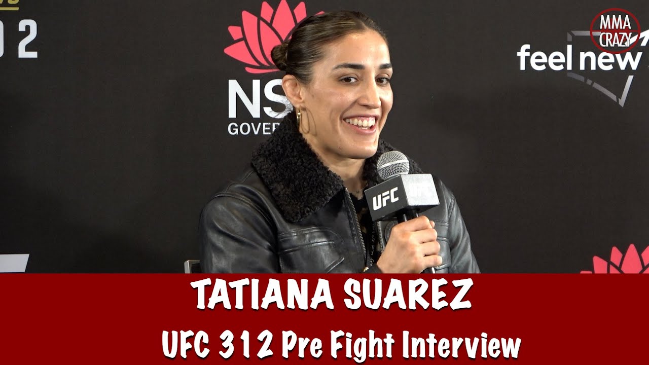 Tatiana Suarez ‘I don’t have a only fans’, wants to work hard & respects Weili Zhang backdrop