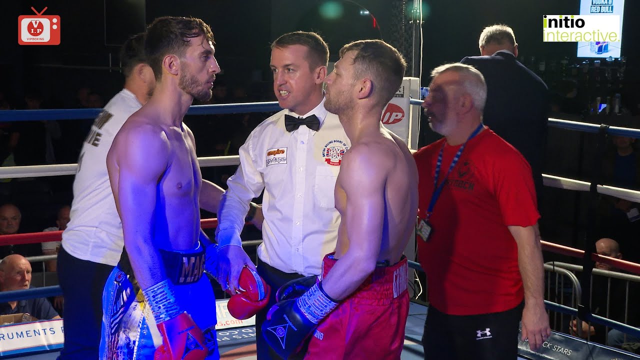 Matty Rennie v Jake Osgood on VIP's show at Liverpool's Grand Central Hall (6.10.2023) backdrop