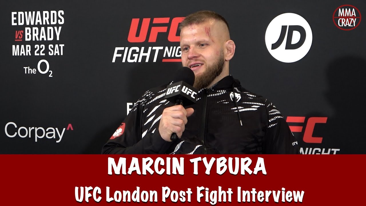 Marcin Tybura “I proved I still belong in the top ten” with win over Mick Parkin at UFC London background