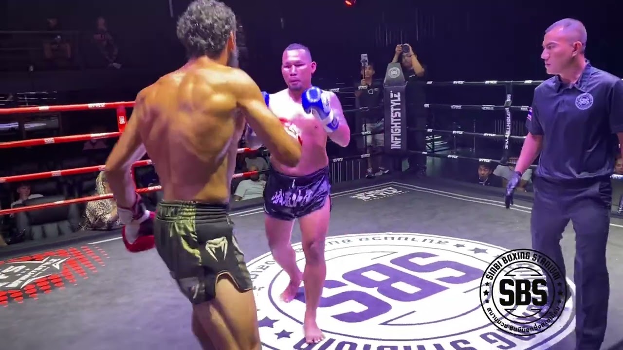 Ruslan Phuket Fight Club (red)ðŠð¿ v Erawan Yak Yai Muay Thaið¹ð(blue) background