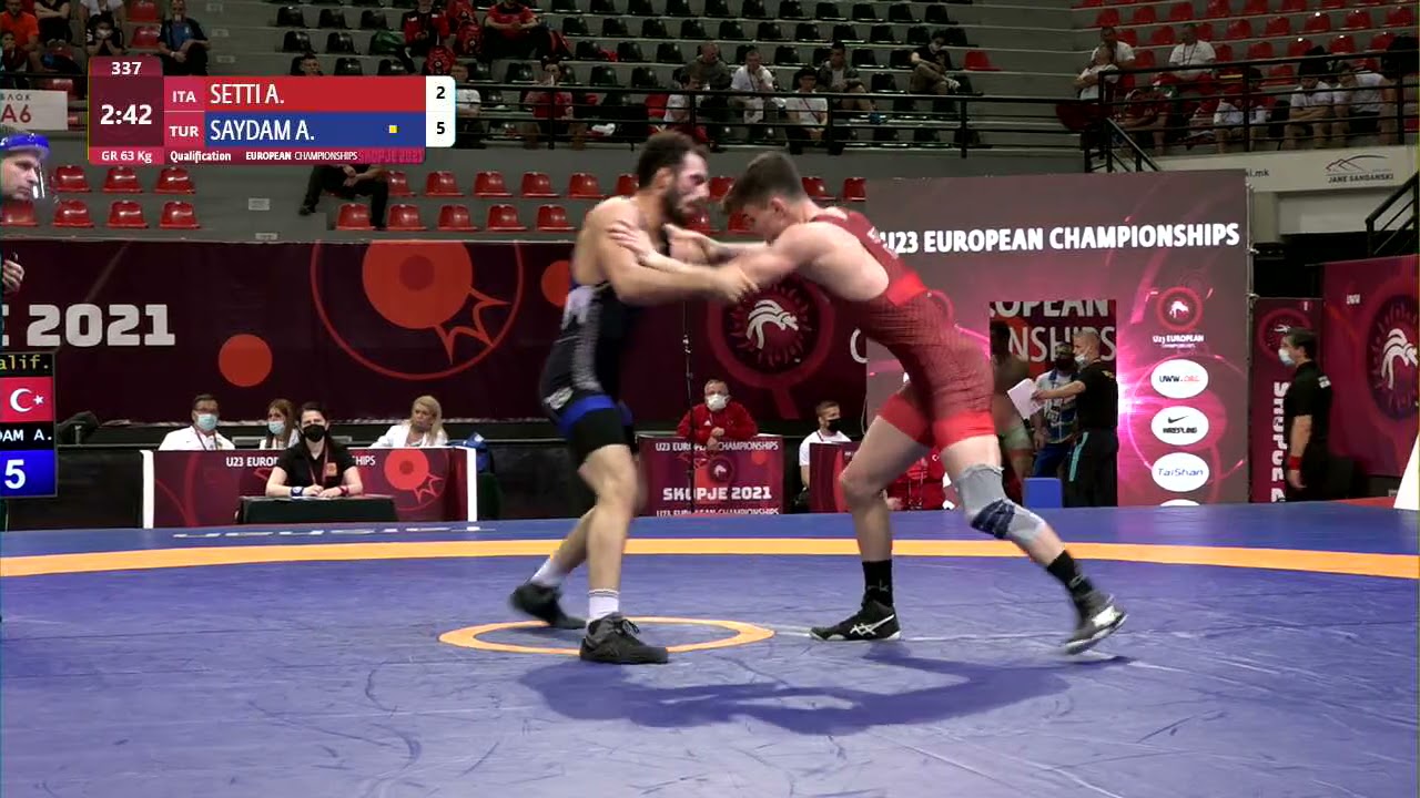 Qual. GR - 63 kg: A. SETTI (ITA) v. A. SAYDAM (TUR) background