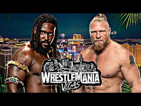 Brock Lesnar Vs Oba Femi WWE WrestleMania 22 Mar 2026 WWE2K26 Simulation - FULL MATCH