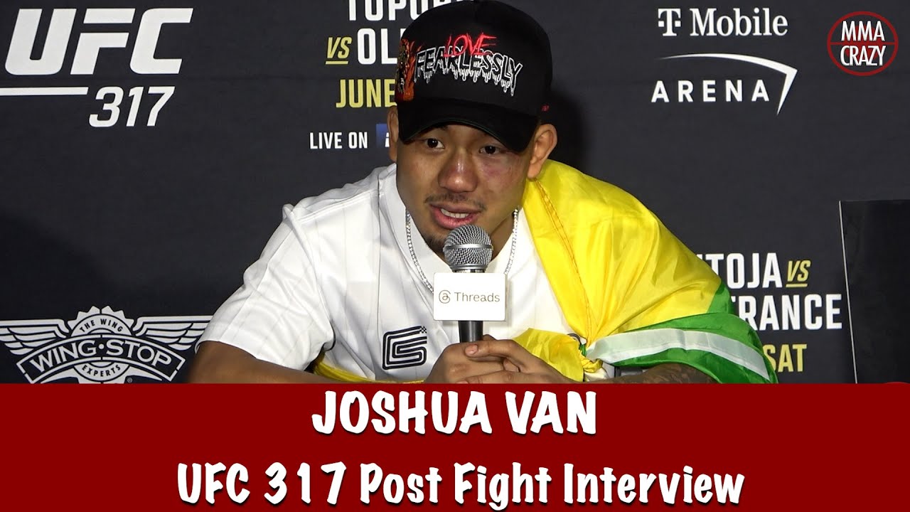 Joshua Van WARNS Alexandre Pantoja after UFC 317 face off “soon we gonna find out”