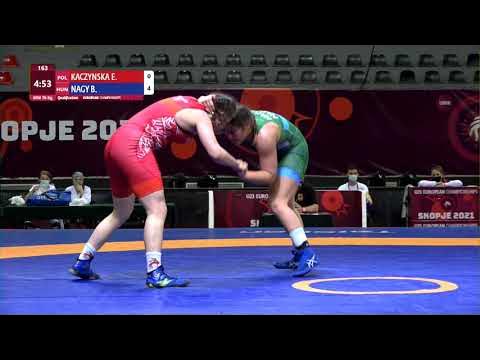 Qual. WW - 76 kg: E. KACZYNSKA (POL) v. B. NAGY (HUN)