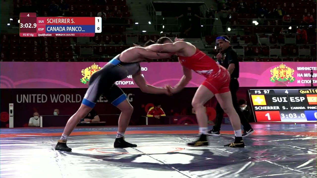 Qual. FS - 97 kg: S. SCHERRER (SUI) v. A. CANADA PANCO (ESP)