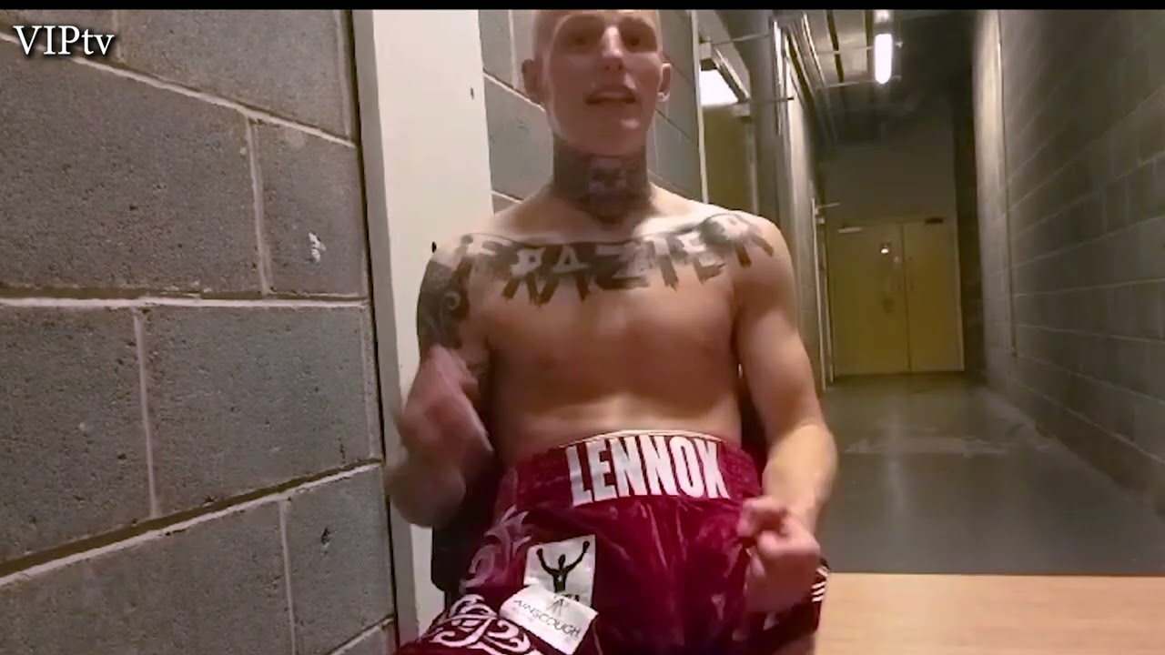 Lennox Lythgoe on his win inside the first thirty seconds of round 1 background
