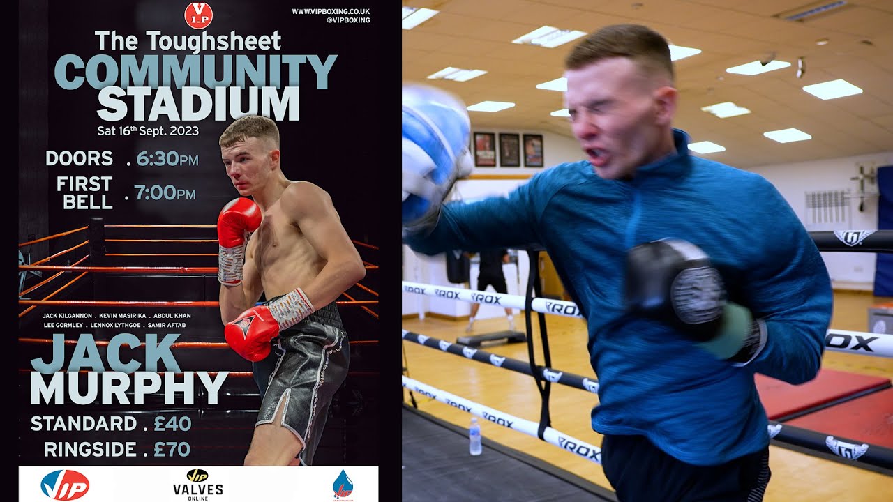 Jack Murphy gets a great test when he faces dangerman Karl sampson in his 3rd fight background
