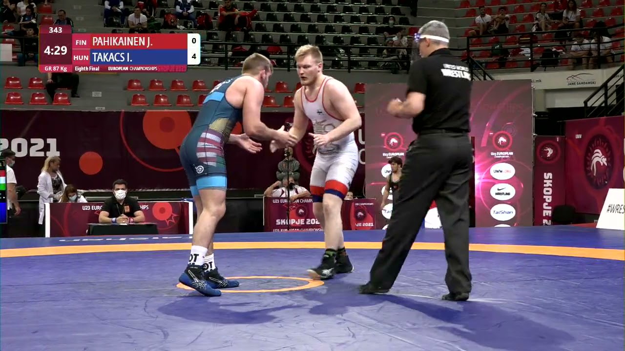 1/8 GR - 87 kg: J. PAHIKAINEN (FIN) v. I. TAKACS (HUN)