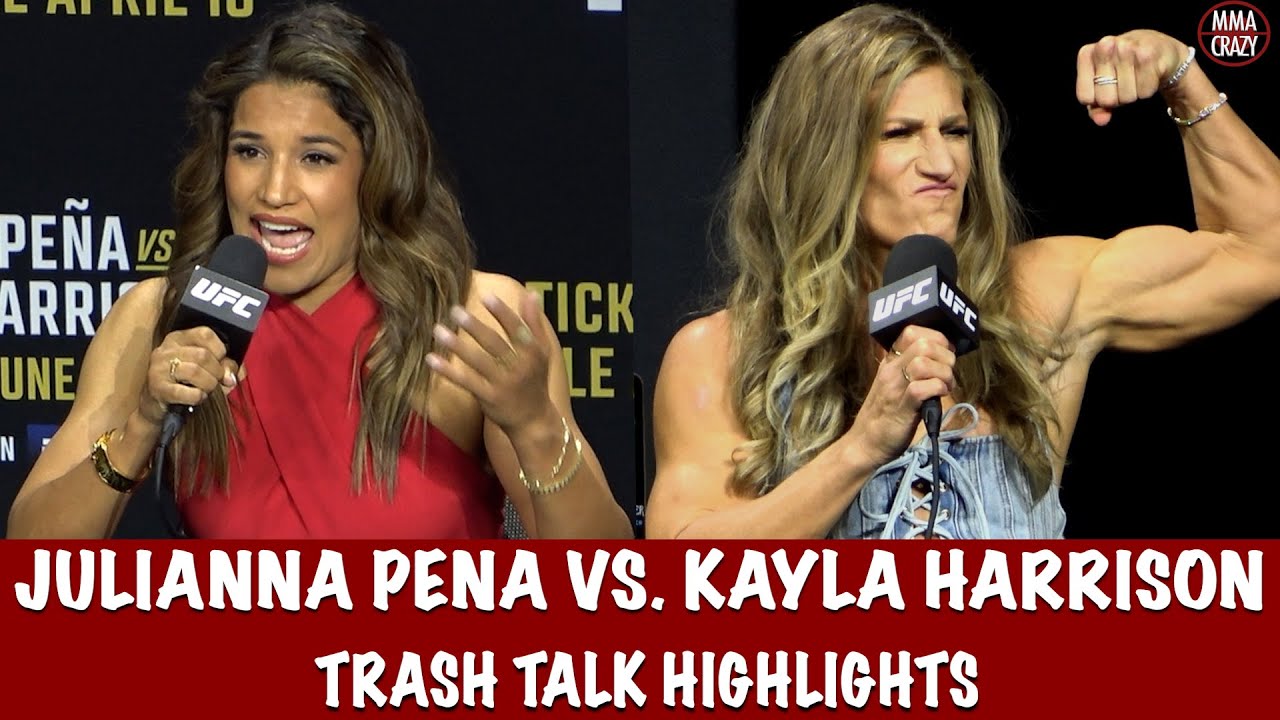 Julianna Pena vs Kayla Harrison Trash Talk Highlights UFC 316