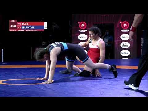 BRONZE WW - 68 kg: N. BAS (TUR) v. N. BELSKAYA (BLR)
