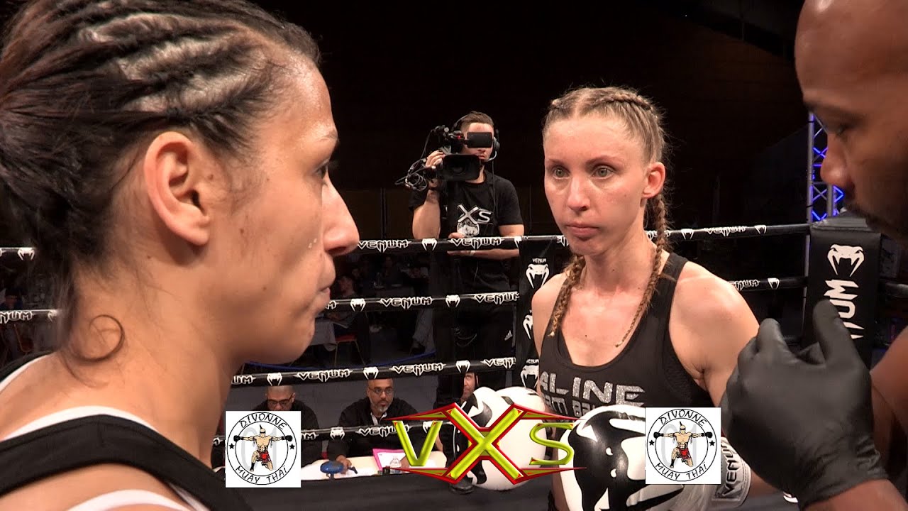 SEIBERTH Aline vs DJOUAHRA Chafia By VXS au DIVONNE MUAY THAI Challenge 3 backdrop