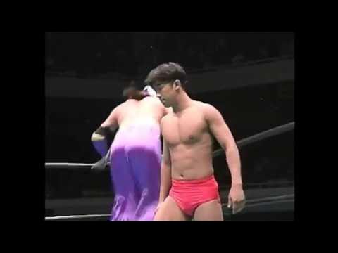 AJPW - Hayabusa & Yoshinobu Kanemaru vs Yoshinari Ogawa & Kentaro Shiga background