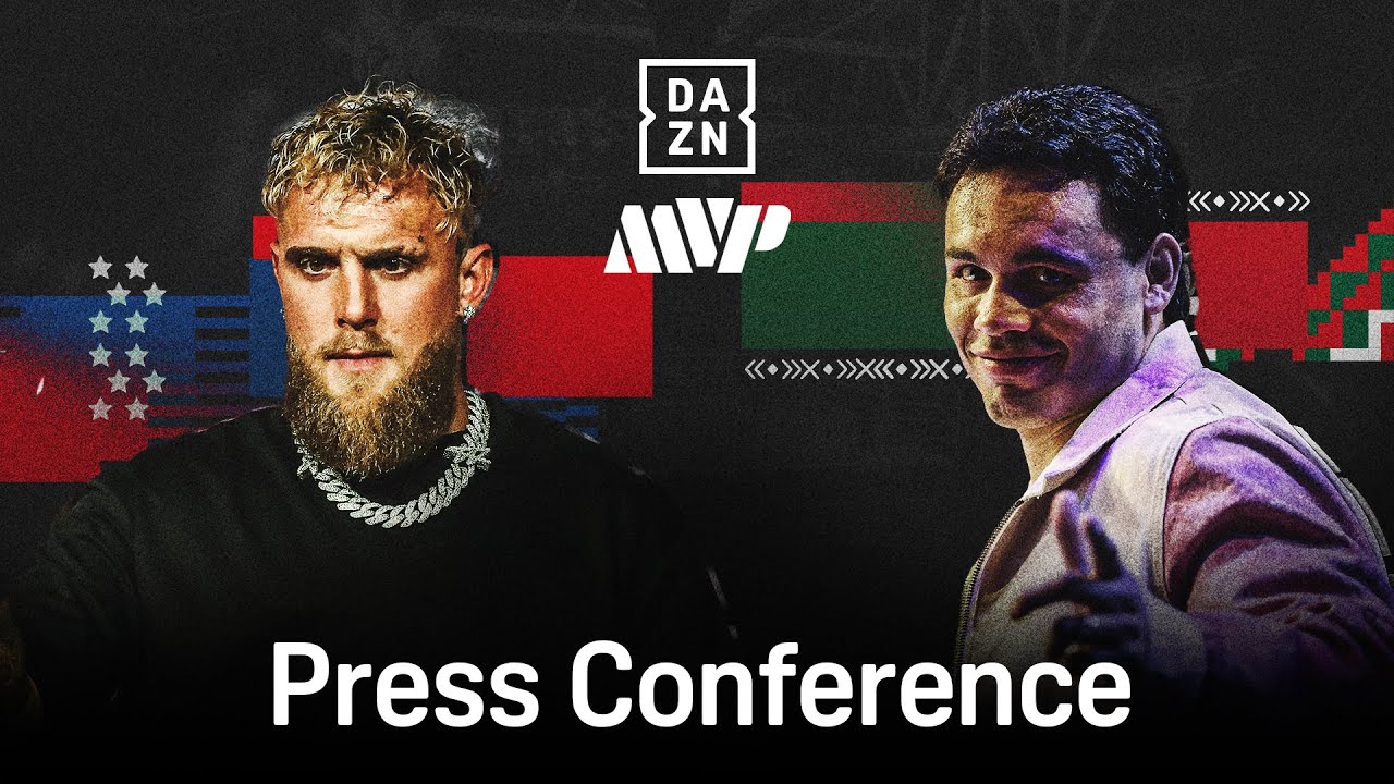 JAKE PAUL VS. JULIO CESAR CHAVEZ JR POST FIGHT PRESS CONFERENCE LIVESTREAM background