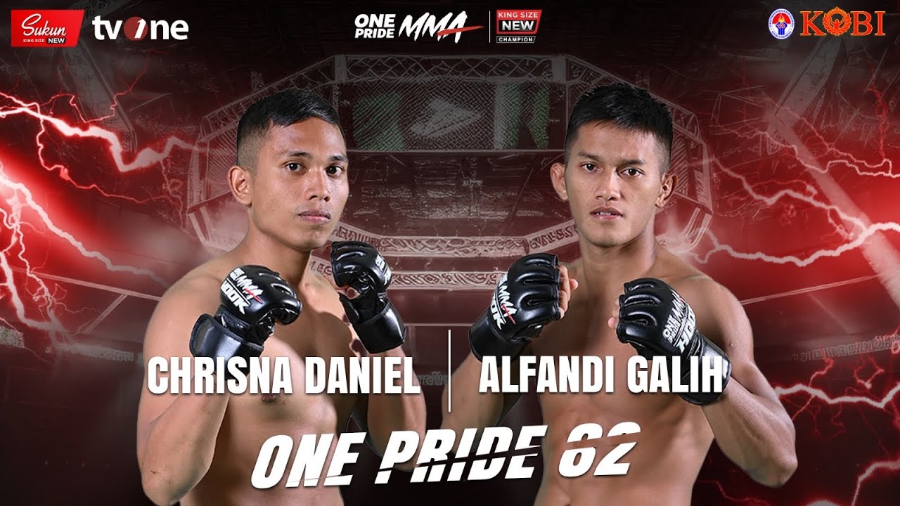 CHRISNA DANIEL VS ALFANDI GALIH | FULL FIGHT ONE PRIDE MMA 82 KING SIZE NEW #7 PEKALONGAN background