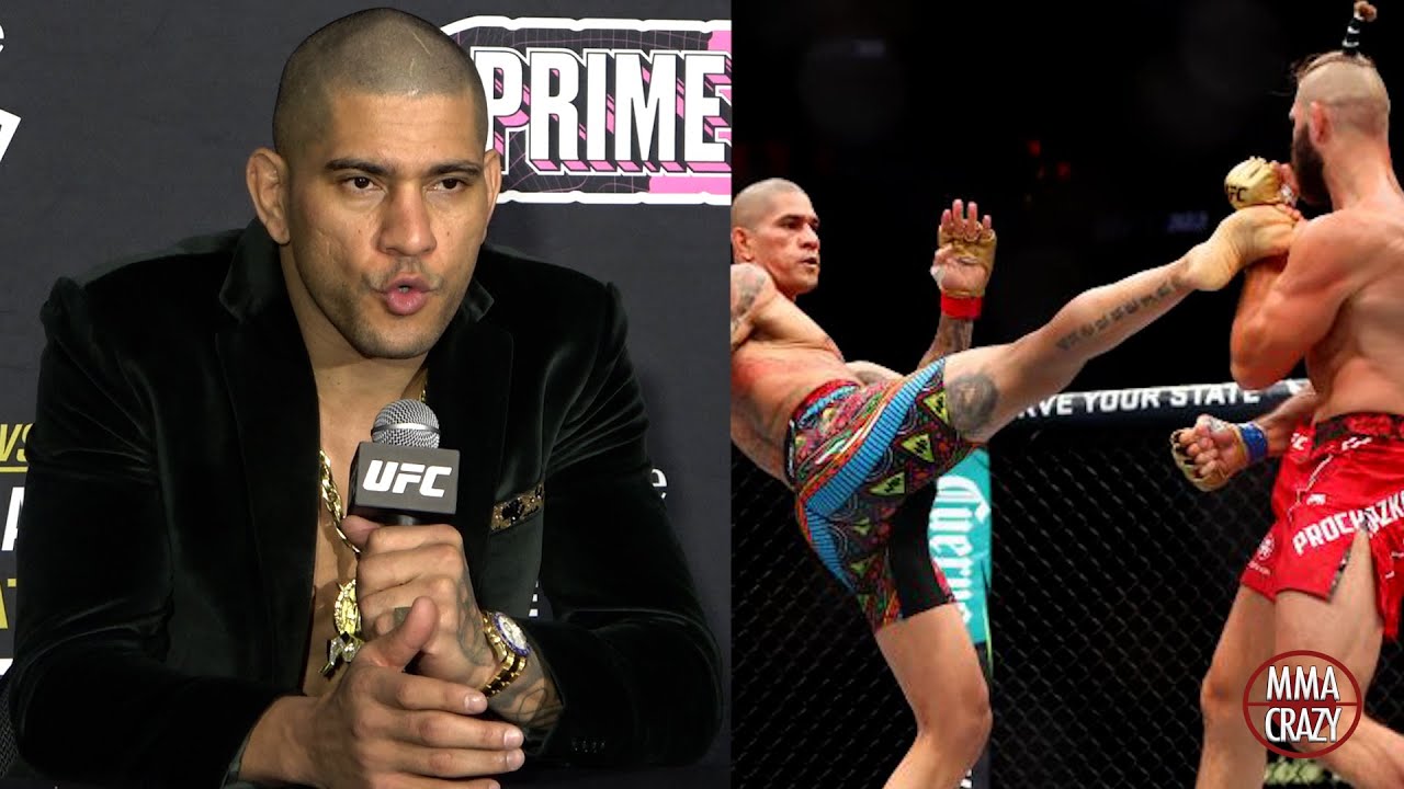 Alex Pereira Reveals game plan change leading to Jiri Prochazka TKO at UFC 303 background
