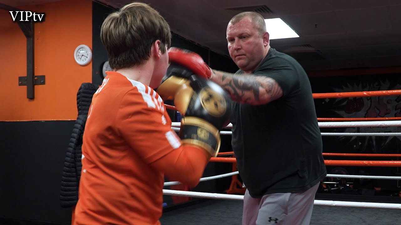 VIPtv visits Jimmy Newall at his gym in Ashton-under-Lyne 'NBA' Newall Boxing Academy
